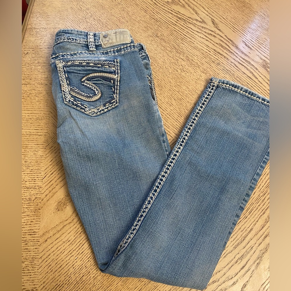 Silver jeans